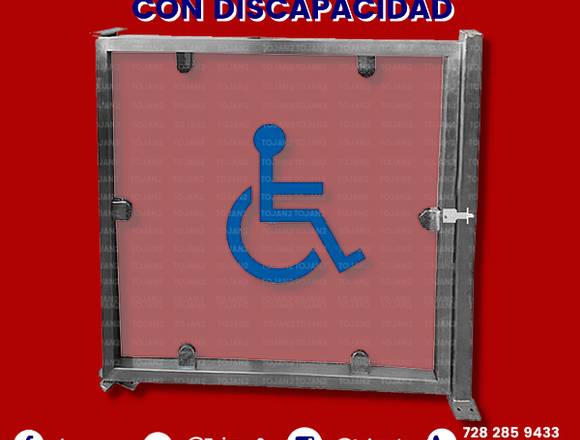 PUERTA PARA ACCESO A PERSONAS CON DISCAPACIDAD en Naucalpan de Juárez (Municipio)