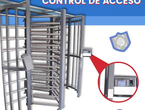 PUERT GIRATORIA DOBLE CON TECLADO DE MARCACIÓN