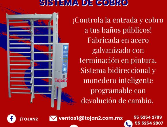 Puerta giratoria con sistema de cobro en Lerma (Municipio)