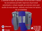 Torniquete óptico-lector de tarjeta de proximidad