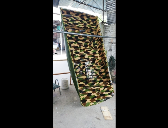 Fabricamos bote zapatico militar en fibra