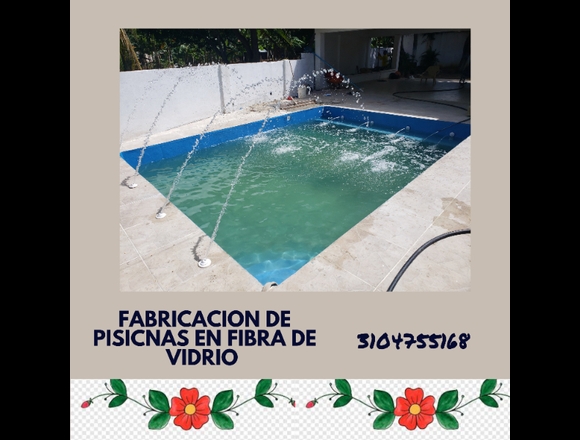 Somos fabricantes de piscinas en fibra de vidrio. en Aguachica (Municipio)