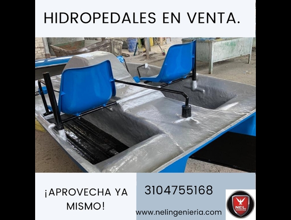 Venta de Hidropedales en fibra de vidrio.