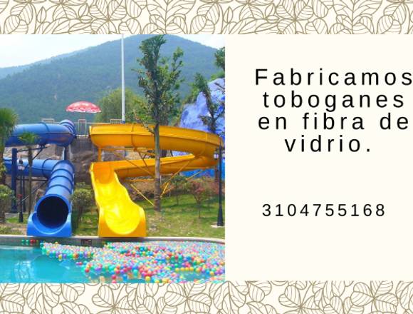 Novedosos toboganes en fibra de vidrio. en Ciénaga (Municipio)