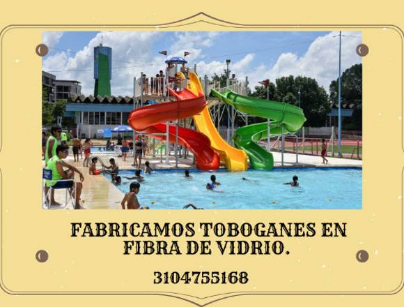 Únicos diseños de toboganes en fibra de vidrio. en Los Córdobas (Municipio)