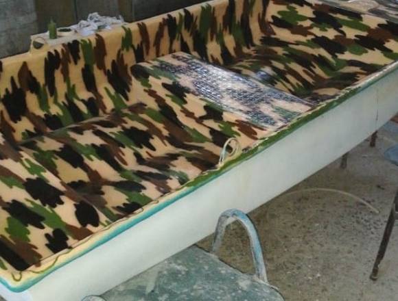Fabricamos bote zapatico militar en fibra en Tuluá (Municipio)