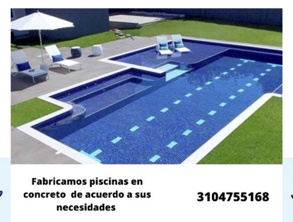 Fabricamos piscinas en concreto. en Ciénaga (Municipio)