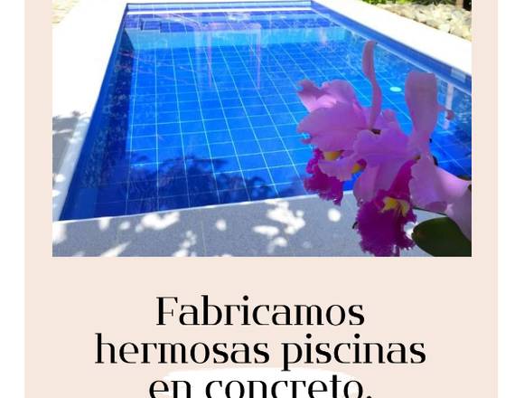 Realizamos exclusivas piscinas en concreto. en Los Córdobas (Municipio)