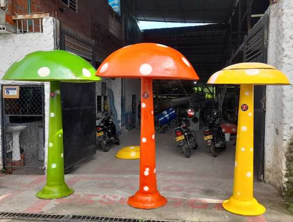 Fabricamos hongos en fibra. Cotice ya mismo. en Medellín (Municipio)