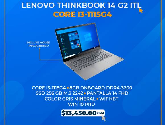 LENOVO THINKBOOK 14 G2 ITL en San Pedro Garza García (Municipio)