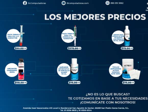Equipo de limpieza para tus electronicos en San Pedro Garza García (Municipio)