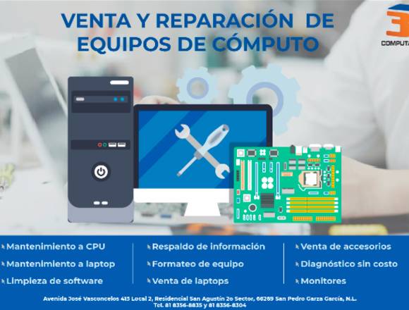 REPARACION Y VENTA DE EQUIPOS DE COMPUTO en San Pedro Garza García (Municipio)