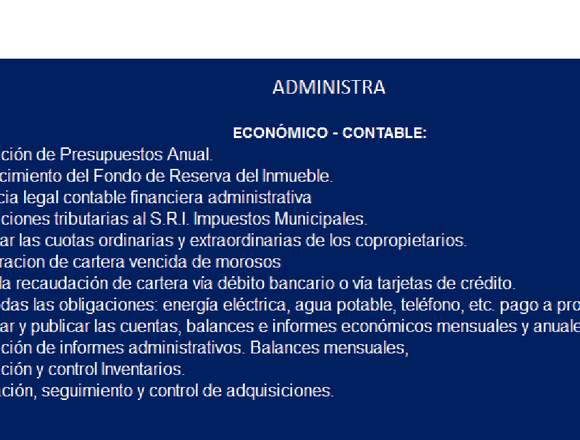 ADMINISTRACIÓN DE EDIFICIOS LIMPIEZA OFICINAS