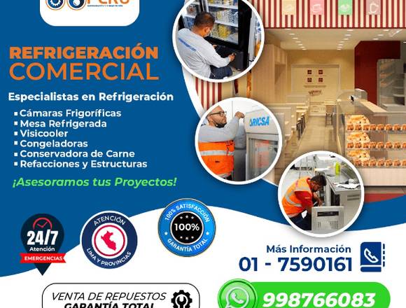 PROFESIONALES DE REPARACION DE CONGELADORAS en Lima (Lima 1) (Distrito)