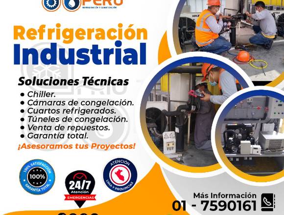 SOPORTE!→EXPERTOS EN REFRIGERACIÓN INDUSTRIAL en Lima (Lima 1) (Distrito)