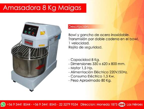 Batidora 20 Lts. Maigas $263.900 + IVA