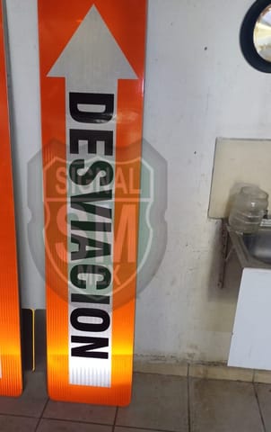 Señal Desviacion para Obra