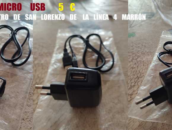 CARGADOR MICRO USB 5 € en Madrid (Municipio)