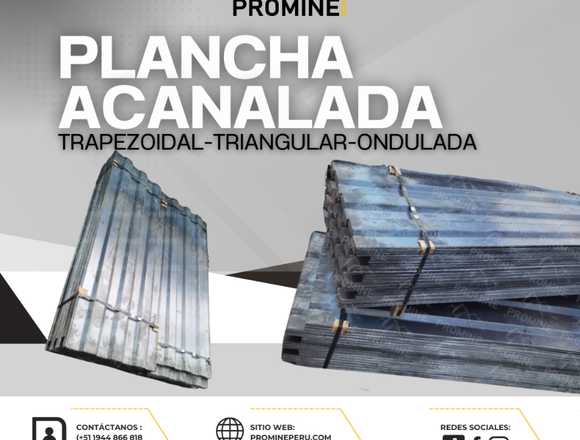 PLANCHA GALVANIZADA ACANALADA–PROMINE - NACIONAL