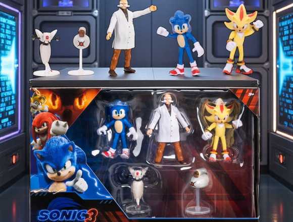 SET DE MUÑECOS SONIC – LA PELÍCULA 3 en Aguascalientes (Municipio)