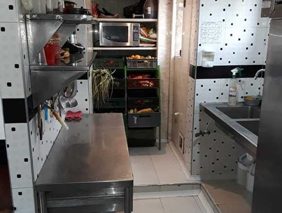 RESTAURANTE BAR EN VENTA CON SALIDA DE HUMOS