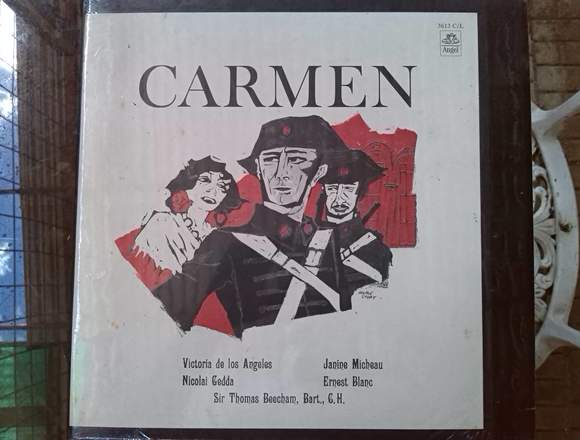 opera carmen BIZET disco vinylo acetato en Libertador (Municipio)