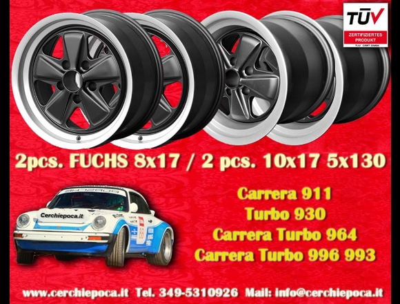 4 Stk Felgen 8x17+10x17 Porsche 911 Carrera Turbo in Grenzach-Wyhlen (Lokalität)
