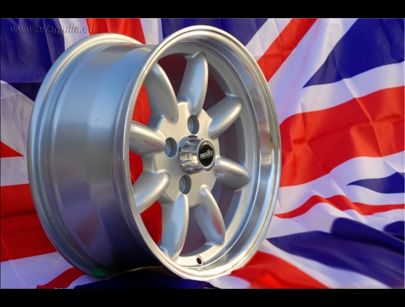 4 Stk. Felgen Triumph Minilite 7x15 ET0 4x114.3 TU in Grenzach-Wyhlen (Lokalität)