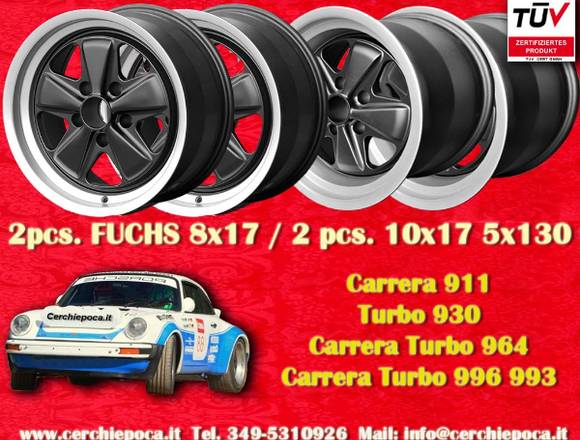 4 Stk Felgen 8x17+10x17 Porsche 911 Carrera Turbo in Grenzach-Wyhlen (Lokalität)