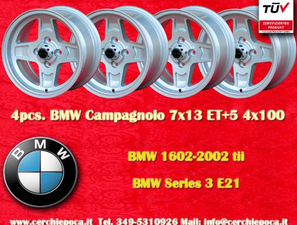 4 Stk. Felgen BMW/OPEL Campagnolo 7x13 ET+5 Lk. 4x in Grenzach-Wyhlen (Lokalität)