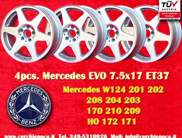 Felgen Mercedes EVO style 7.5x17 ET37 5x112 in Grenzach-Wyhlen (Lokalität)