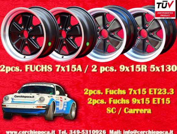 4 Stk Porsche 911 SC Carrera Turbo Felgen 7x15 + 9 in Grenzach-Wyhlen (Lokalität)