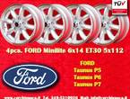 4 Rader Minilite Ford Taunus P5/P6/P7 6x14 5x112 m in Grenzach-Wyhlen (Lokalität)