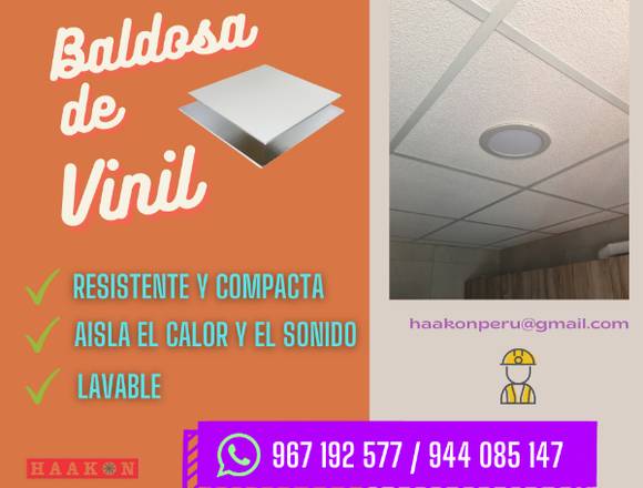 BALDOSAS DE VINIL CIELO RASO