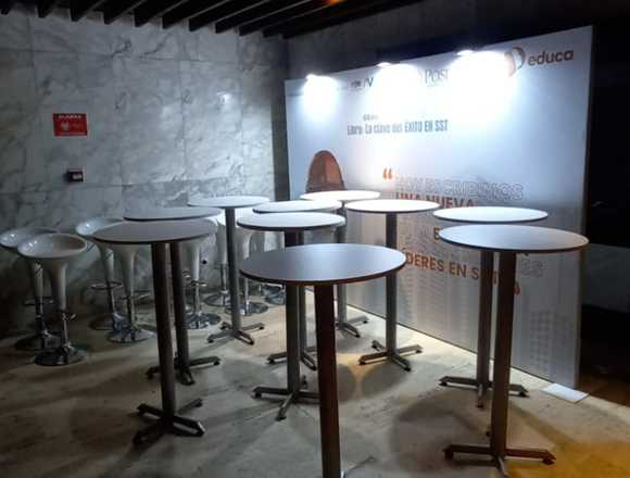 Alquiler de sillas bar y mesas bar o cocteleras en Cartagena (Municipio)