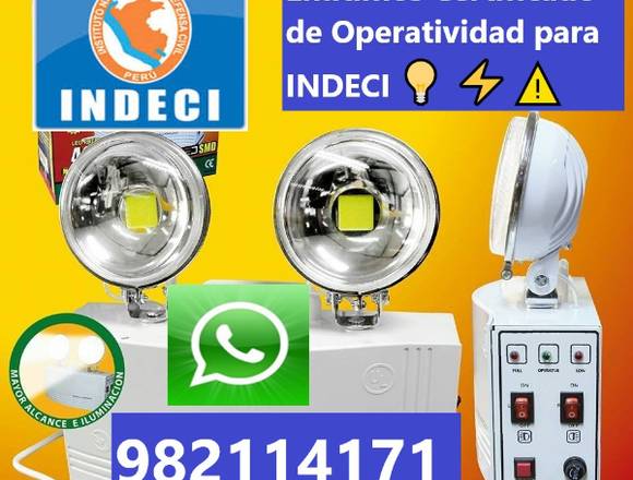 MANTENIMIENTO DE LUCES DE EMERGENCIA INDECI LIMA en Lima (Lima 1) (Distrito)