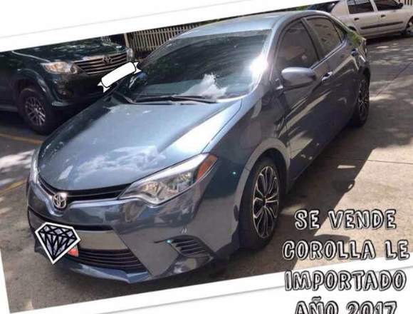 Corolla. LE . 2017 importado en Juan Germán Roscio (Municipio)