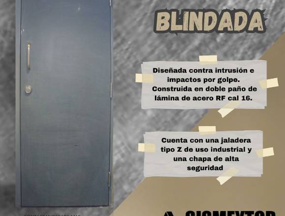 PUERTA BLINDADA en Azcapotzalco (Municipio)