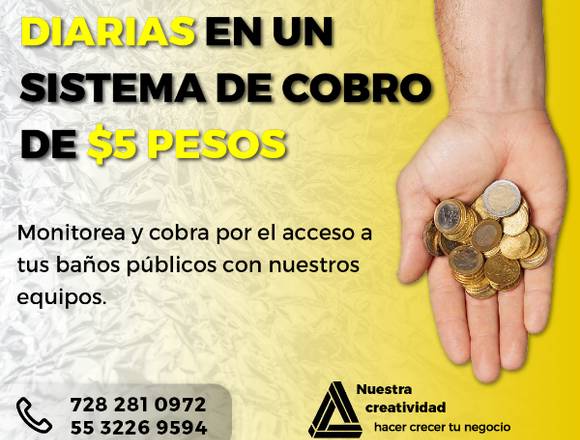 LAS GANANCIAS DIARIAS DE UN SISTEMA DE COBRO $5 en Álvaro Obregón (Municipio)