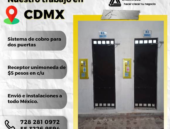 SISTEMA DE COBRO PARA BAÑOS EN CDMX en Álvaro Obregón (Municipio)