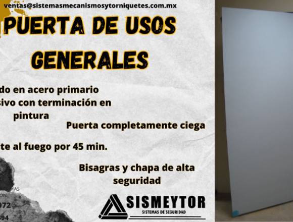 PUERTA DE USOS GENERALES en Azcapotzalco (Municipio)