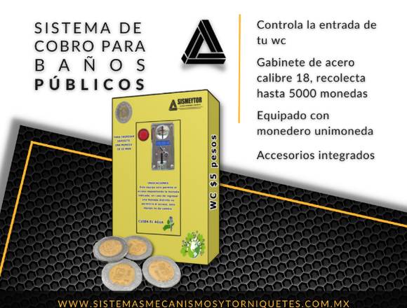 Sistema de cobro para baño