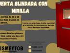 PUERTA BLINDADA CON MIRILLA