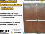 PUERTA SALIDA DE EMERGENCIA CON ACABADO EN MADERA en Azcapotzalco (Municipio)