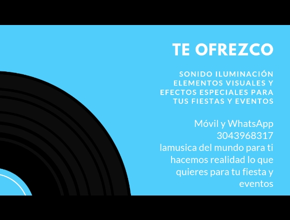 La música del mundo para ustedes en Bogotá, D.C. (Municipio)