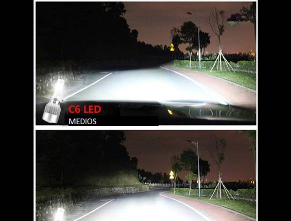 Kit lâmpadas Led universais C6 H1.H7.H4 NOVAS em Gondomar (Concelho)