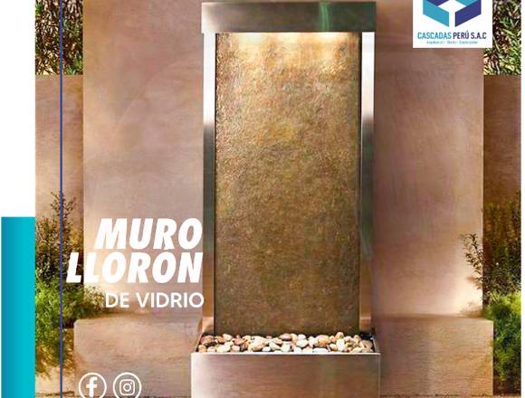 REBOSE DE ACERO,MURO LLORON,PILETA,CASCADAS PERU