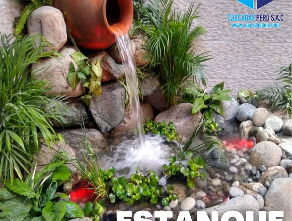 Estanque, pileta, cascada, velo de agua