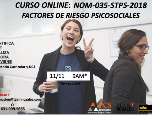 Curso Online NOM-035-STPS-2018 en Ojuelos de Jalisco (Municipio)