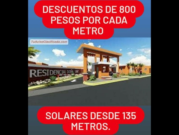SOLARES ECONÓMICOS CON SU TÍTULO Y DESLINDE en Santo Domingo Norte (Municipio)